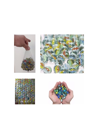 Renkli Cam Misket Bilye Glass Marbles Bilya 80 Ad