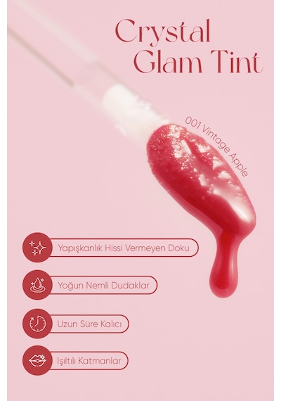 Clio Crystal Glam Tint 01 Vintage Apple 01