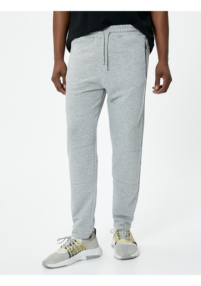Koton Jogger Eşofman Altı Beli Bağcıklı Dikiş Detaylı Fermuar Cepli Gri Melanj 4sam40040nk Gri Melanj Koton Jogger Eşofman Altı Beli Bağcıklı Dikiş Detaylı Fermuar Cepli Gri Melanj 4sam40040nk Gri Melanj