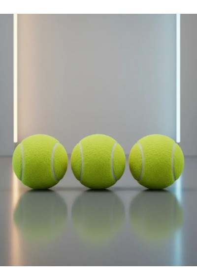 Mey İthalat 3 Lü Tenis Topu Seti Dayanıklı Yüksek Zıplama Performans Topları