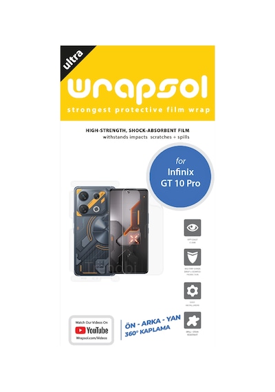 Infinix Gt 10 Pro Full Body 360 Derece Tam Kaplama Poliüretan