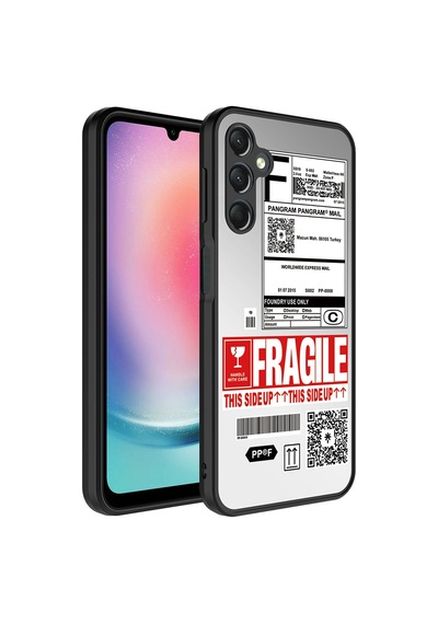 Samsung Galaxy Uyumlu A14 Kılıf Aynalı Desenli Kamera Korumalı Parlak Zore Mirror Kapak - Seyahat