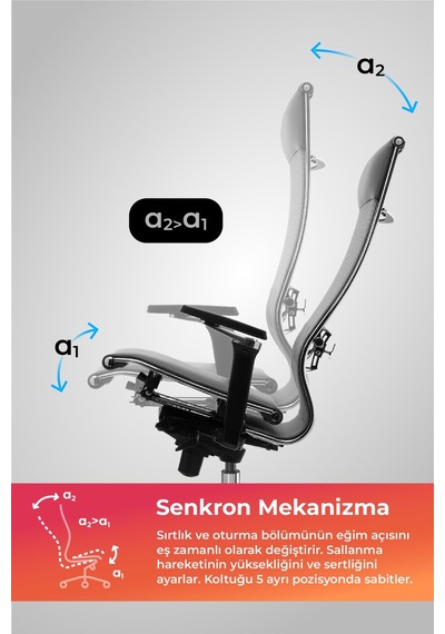 Samurai Ergonomik Koltuk Bel Destekli, Tekerlekli, Siyah, Deri Yönetici Koltuğu -50a.f.1.62 Siyah Samurai Ergonomik Koltuk Bel Destekli, Tekerlekli, Siyah, Deri Yönetici Koltuğu -50a.f.1.62 Siyah