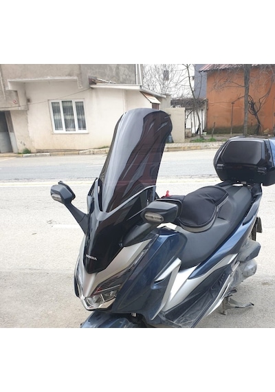Motocam Honda Forza 250 Ön Cam 2018-2020 Model 58cm Siyah Renkli 4mm İade Yoktur