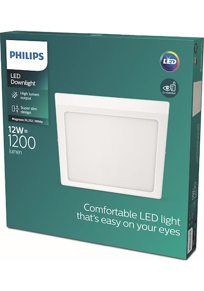 Philips Magneos Sq 12w 2700k Beyaz Plafonyer Ip20