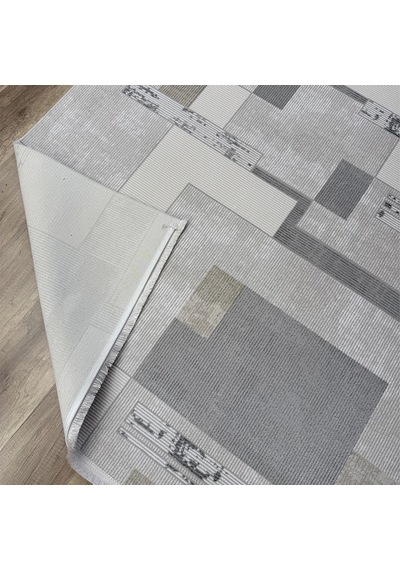 Hoom Rugs Grandy 4694 Antrasit Modern Halı Krem Antrasit