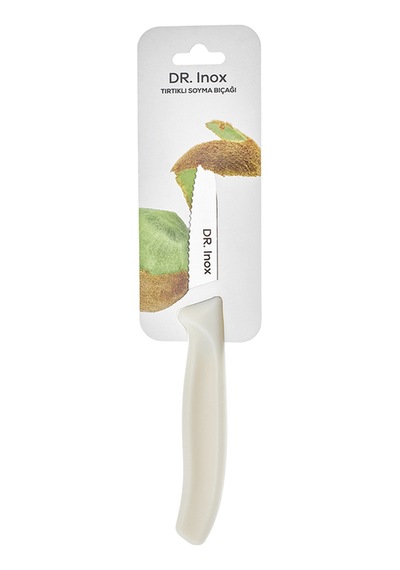 Dr. Inox Trıtıklı Soyma Bıçağı 19 Cm Krem Krem