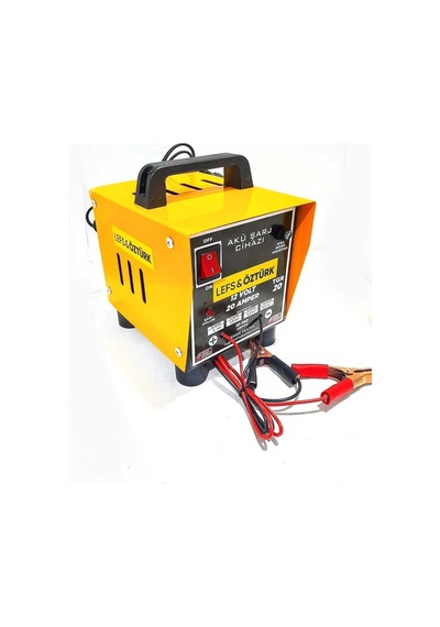 Pro Lefs 12 Volt 20 Amper Akü Şarj Cihazı Saatte 15 Amper Dolum Yapar 180 Ampere Kadar Şarj Eder