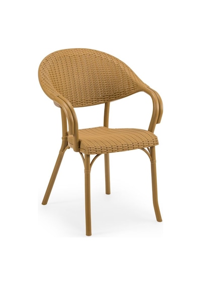 Safehomeaks. Rattan Desenli Bahçe Sandalyesi
