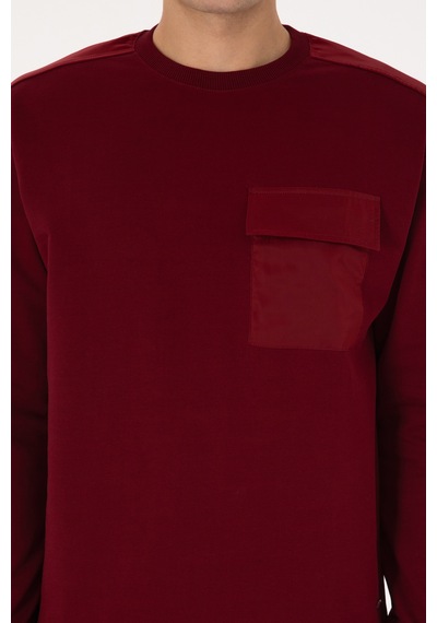 U.s. Polo Assn. Erkek Bordo Sweatshirt 50316401-vr014 Bordo