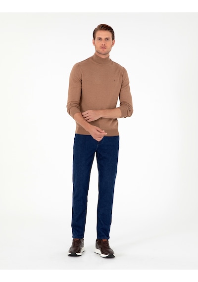 Pierre Cardin Erkek Camel Melanj Kazak /triko 50296614-vr122 Camel Melanj