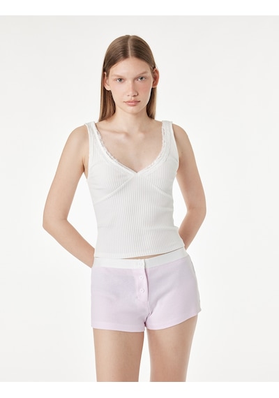 Koton Beli Lastikli Düğme Detaylı Rahat Kesim Pamuklu Şort Pijama Altı Pınk Strıpe 6slk80037mk Pembe Koton Beli Lastikli Düğme Detaylı Rahat Kesim Pamuklu Şort Pijama Altı Pınk Strıpe 6slk80037mk Pembe