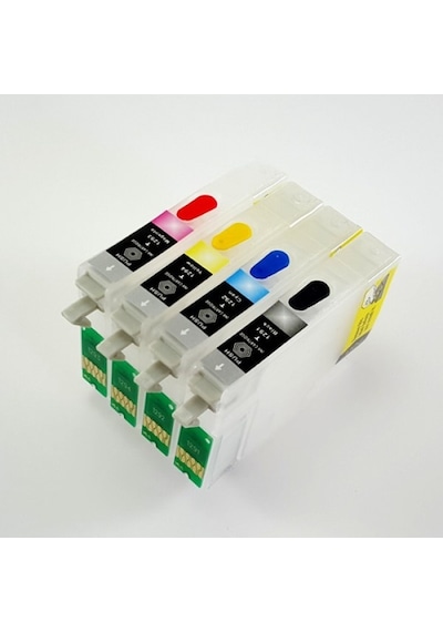 Epson T1291 T1294 Uyumlu Kolay Dolan Kartuş 4 Renk