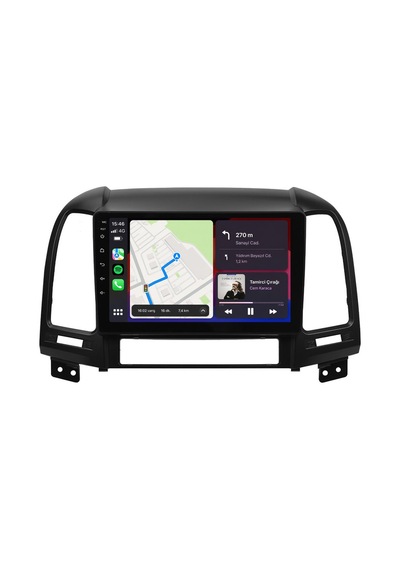 Hyundai Santa Fe 2006-2011 Android Multimedya Carplay Android Auto Navigasyon 8gb Ram 64gb 9"