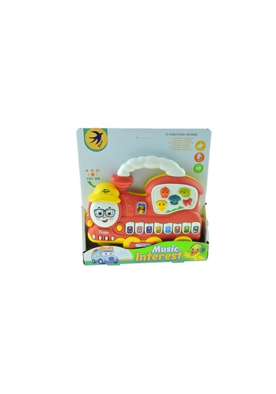 Oyuncak Lokomotif Piyano Işıklı Sesli 30 Cm