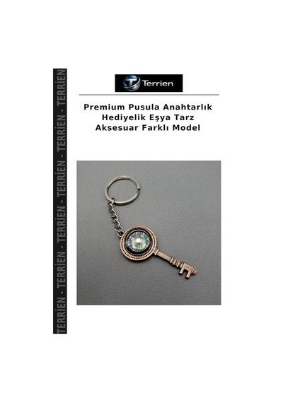 Premium Pusula Anahtarlık Hediyelik Eşya Tarz Aksesuar Farklı Model