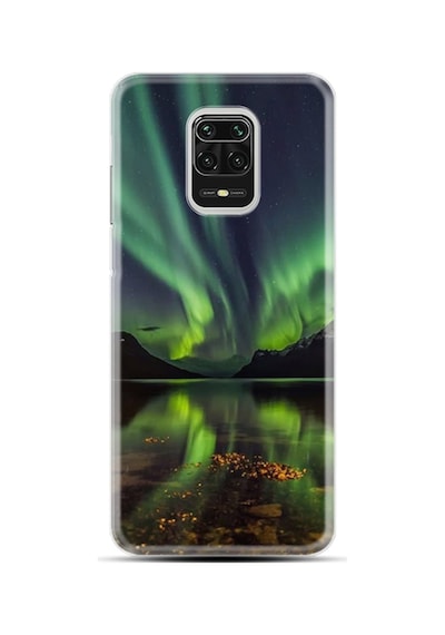 Xiaomi Redmi Note 9 Pro Kılıf Desenli Kuzey Işıkları 1327
