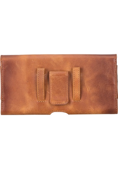 Arc Clıp Heritage Tan Leather Phone Case Taba