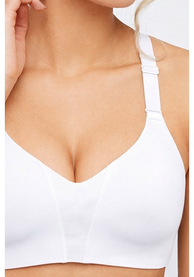 Nike Rival Dri Fit High Support Sports Bra Kadın Yüksek Destekli Spor Sütyeni Beyaz Beyaz