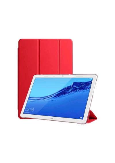 Huawei T5 10 İnc Zore Smart Cover Standlı 1-1 Kılıf Kapaklı Kılıf