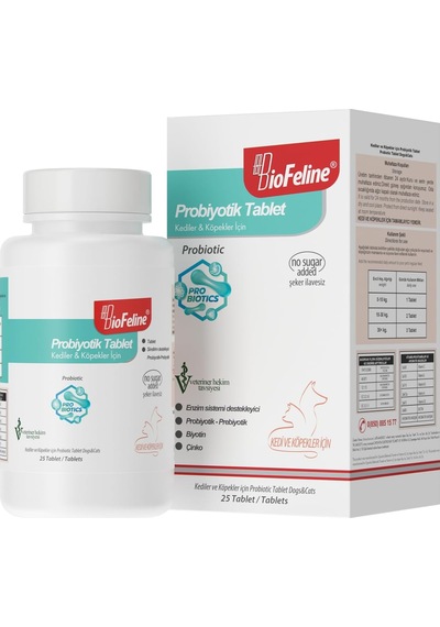 Biofeline Tablet Probiyotik Kedi Ve Köpek 25 Tablet