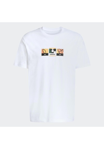 Adidas Memories Of Sport Stamps Graphic Erkek Beyaz Tişört Kb2509 Beyaz