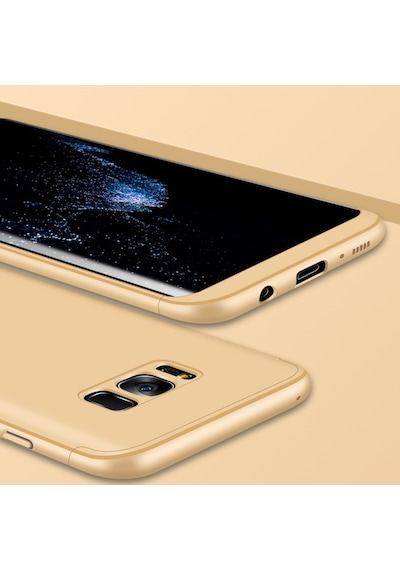 Samsung Uyumlu Galaxy S8 Kilif Kamera Çikintili 360 Tam Koruma Ays 255097639 - Renk / Kirmizi