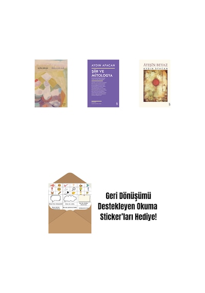 Dünya Çok Uzak + Şiir Ve Mitologya + Ateşin Beyaz + Okuma Sticker'ları