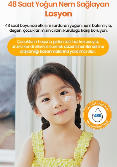 Çocuklar İçin Bariyer Destekleyen Yoğun Nemlendirici & Besleyici Losyon Atopalm Honey Lotion Kids