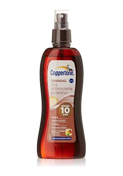 Coppertone Güneş Bronzlaştırıcı Güneş Yağı Sprey Spf10 200 Ml 12'li Paket