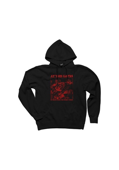 At The Gates To Drink From The Night Itself Siyah Kapşonlu Sweatshirt Hoodie