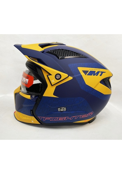 Şefaf ve Siyah Cam + Mt Streetfighter Sv Totem C3 Modüler Motosiklet Kask