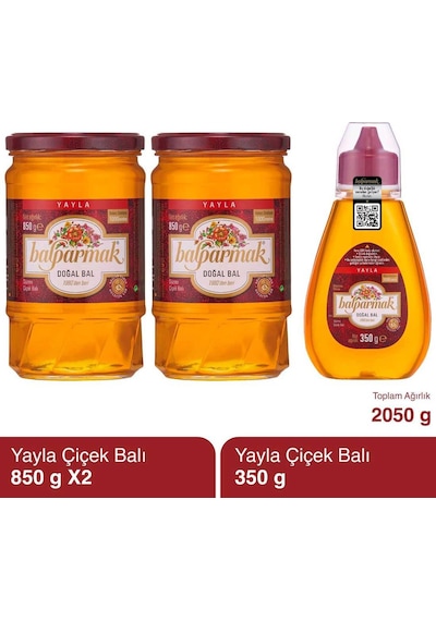 Balparmak Yayla Çiçek Balı Avantaj Paketi 3'lü
