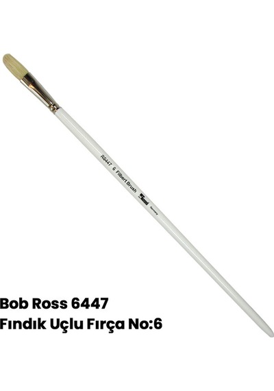Bob Ross 6447 Fındık Uçlu Fırça No:6