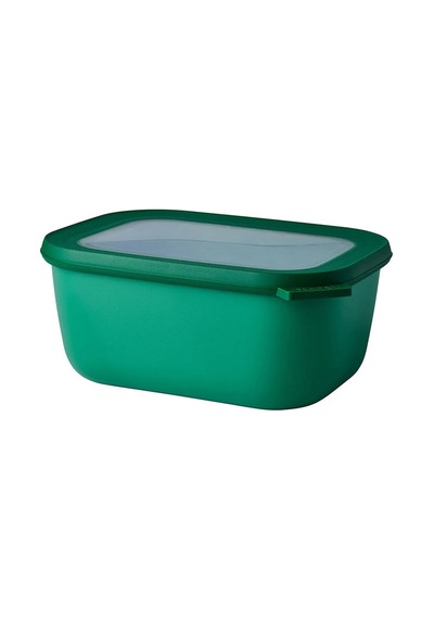 Multi Bowl Cirqula Rectangular Saklama Kabı 1500 Ml Yeşil-7518