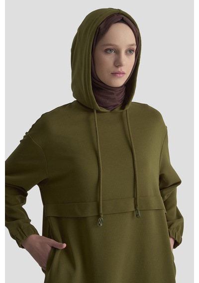 Armine Trend Kapüşonlu Yandan Cepli Kolları Lastikli Fitilli Tunik Yağ Yeşili 25kt462 Yağ Yeşili Armine Trend Kapüşonlu Yandan Cepli Kolları Lastikli Fitilli Tunik Yağ Yeşili 25kt462 Yağ Yeşili