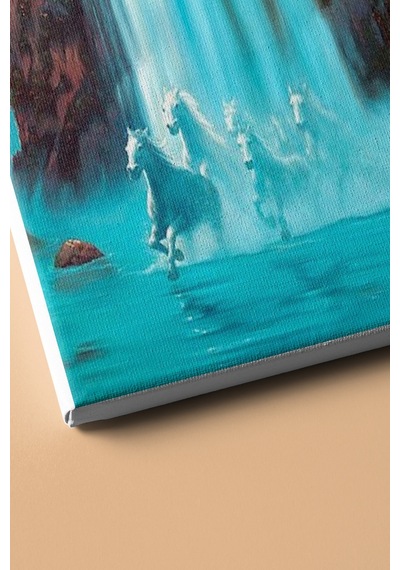 Webstyle Sayılarla Boyama Seti Kasnaklı Fantastik Şelale 40 X 50 Cm