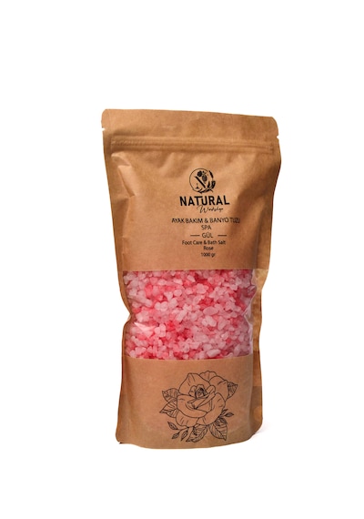 Natural Ayak Bakım & Banyo Tuzu Gül 1000 Gr