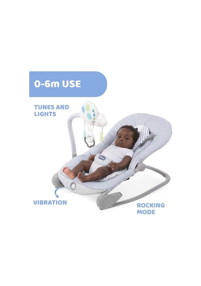 Chicco Balloon Bouncer Ev Tipi Titreşimli Ana Kucağı - Mavi