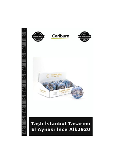 Özel Üretim Hediyelik Şık Makyaj Aksesuar Taşlı İstanbul Tasarımı El Aynası İnce Alk2920