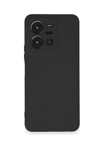 Vivo Y35 Kılıf Nano İçi Kadife Silikon - Siyah 0.2M-Çok Renkli