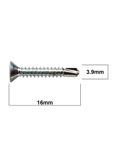 Std 3.9x16 Yhb Matkap Uçlu Vida Ms Akıllı Vida 1000 Adet 3.9  x 16 MM