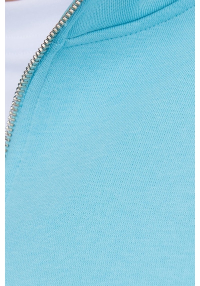 Tudors Unisex Relax Fit Rahat Kesim Pamuklu İçi Polarlı Yarım Fermuarlı Açık Mavi Dik Yaka Sweatshirt-35169 Cam Göbeği Tudors Unisex Relax Fit Rahat Kesim Pamuklu İçi Polarlı Yarım Fermuarlı Açık Mavi Dik Yaka Sweatshirt-35169 Cam Göbeği