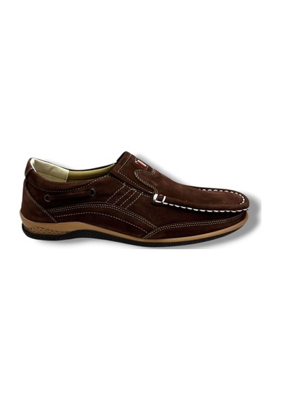 Master 1706-26 Hakiki Nubuk Deri Casual Erkek Ayakkabı Kahverengi