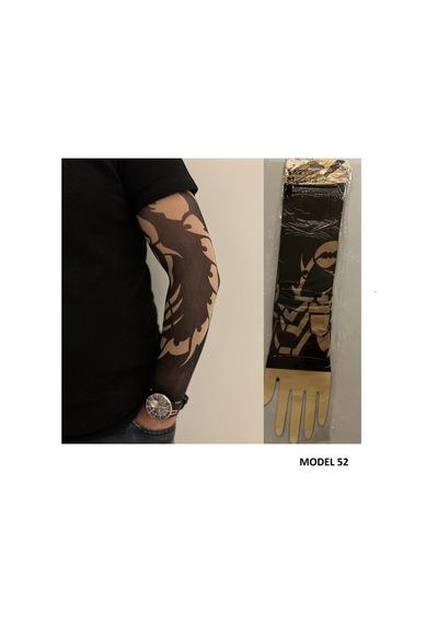 Giyilebilir Dövme 3 Çift 6 Adet Kol Çorap Dövmesi Sleeve Tattoo Set18