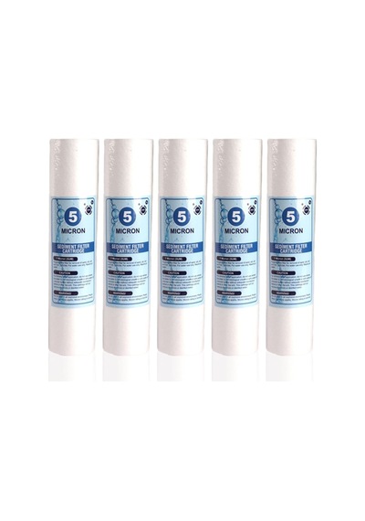 Su Arıtma Cihazı 5 Mikron Sediment Spun Filtre (5 Adet) 541778708