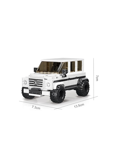 Teknik Mercedes G63 Brabus Arabası Mercedes G Kasa Araba Yapı Blok Oyuncak Araba-265 Parça
