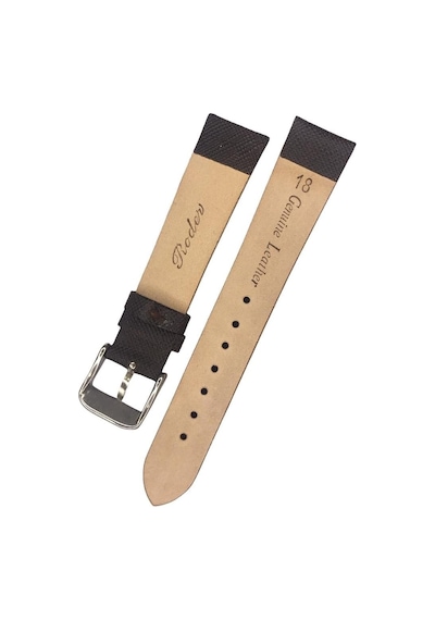 Burberry Uyumlu 18mm Siyah Deri Saat Kordonu
