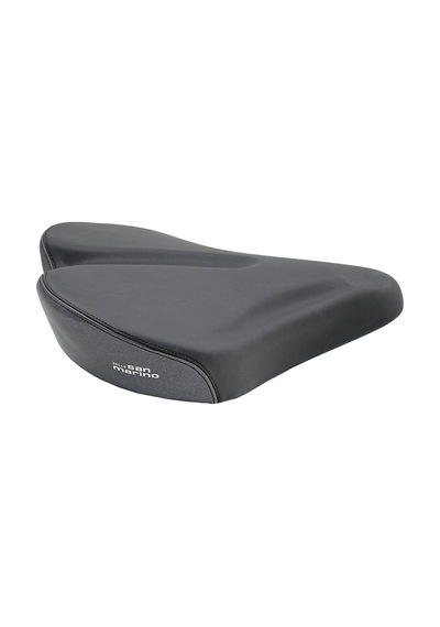 Heugers Jet Roket Black Bat Sele - Bisiklet Oturak Ultra Konfor, Elastomerli, E-bike Uyumlu, 26x26 Siyah