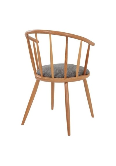 Bamboo Ahşap Mutfak Sandalyesi Natürel